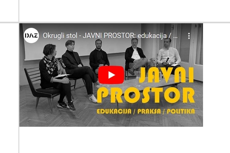 Okrugli stol - Javni prostor: edukacija / praksa /politika - Dan urbanizma 2024.