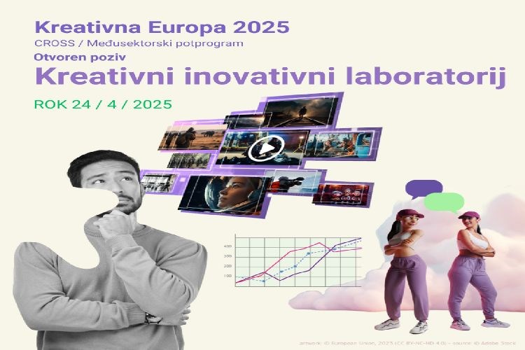 Kreativni inovativni laboratorij 2025: inovativna rješenja za audiovizualni i kreativni sektor